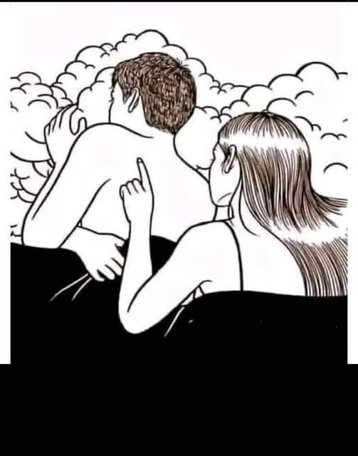 Ilustración de dos personas de espaldas