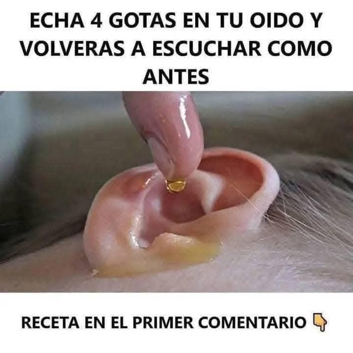 Remedio natural para los oídos