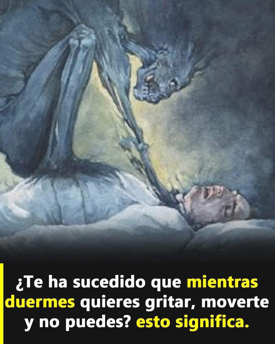 Escena de parálisis del sueño