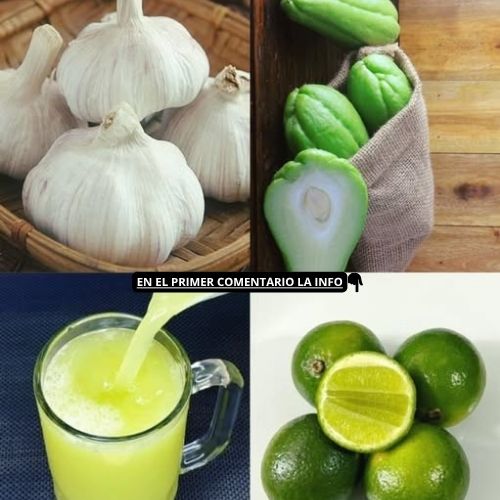 Ingredientes naturales para remedios con chayote