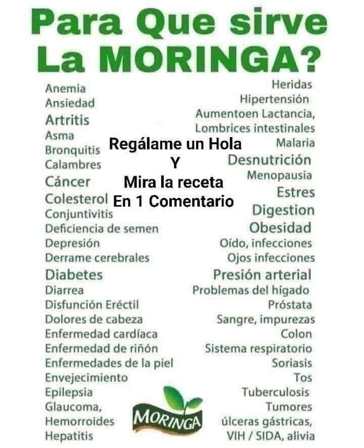 Propiedades de la Moringa